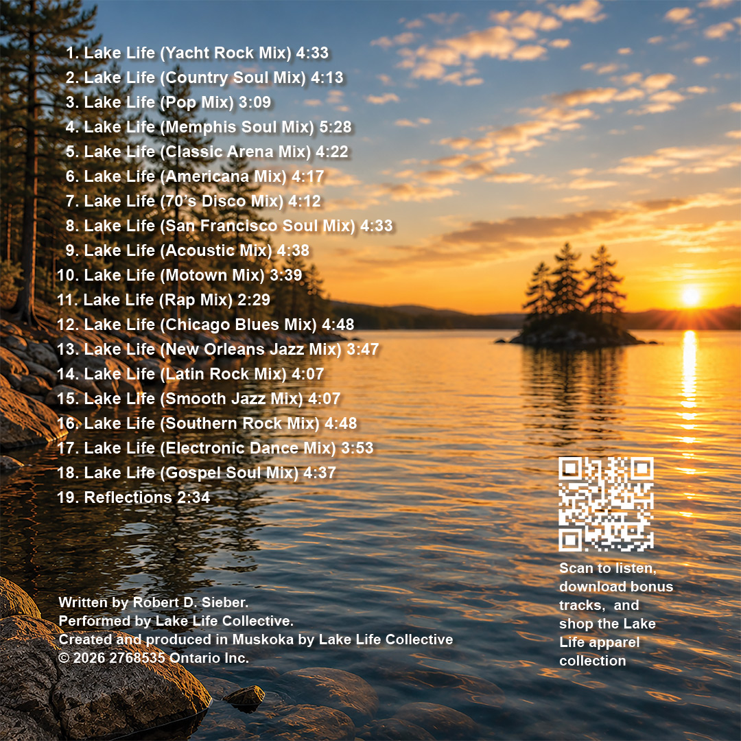 Lake Life CD back cover